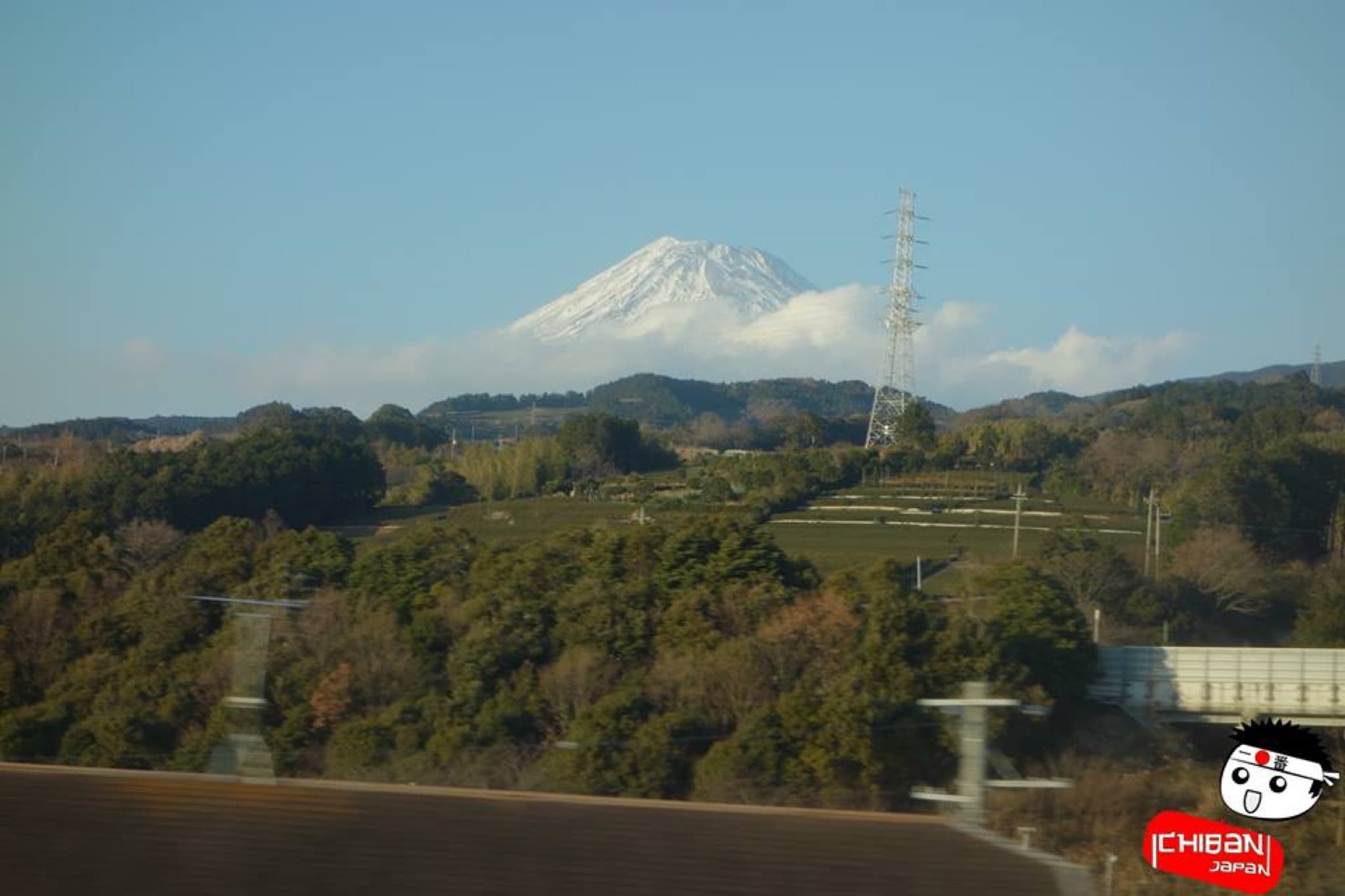Le Mont Fuji vu du Shinkansen