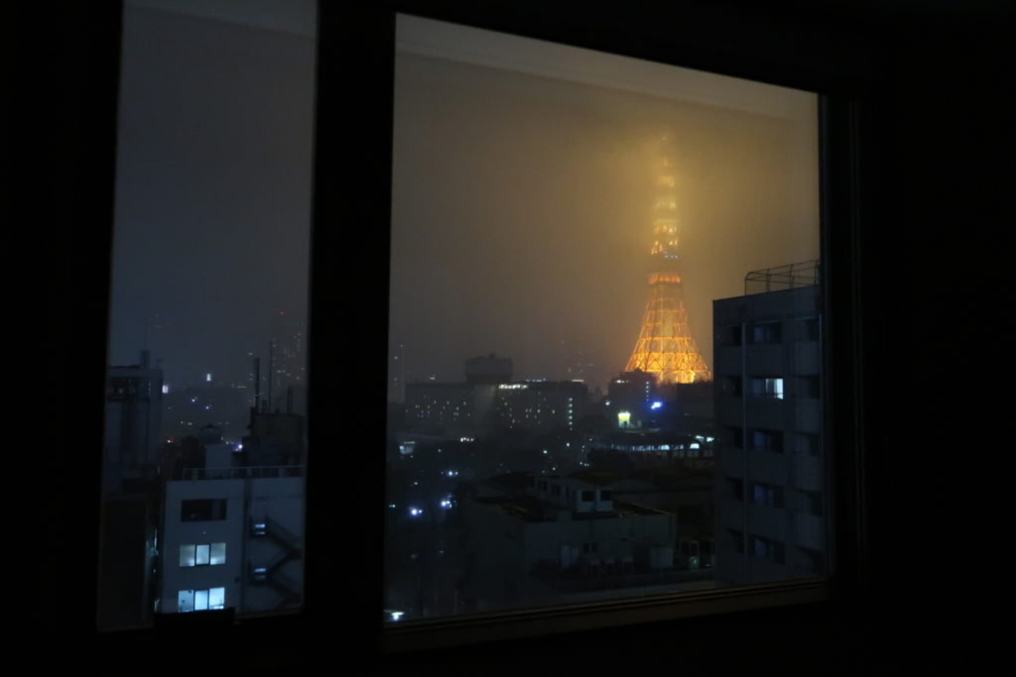 vue sur la tokyo tower