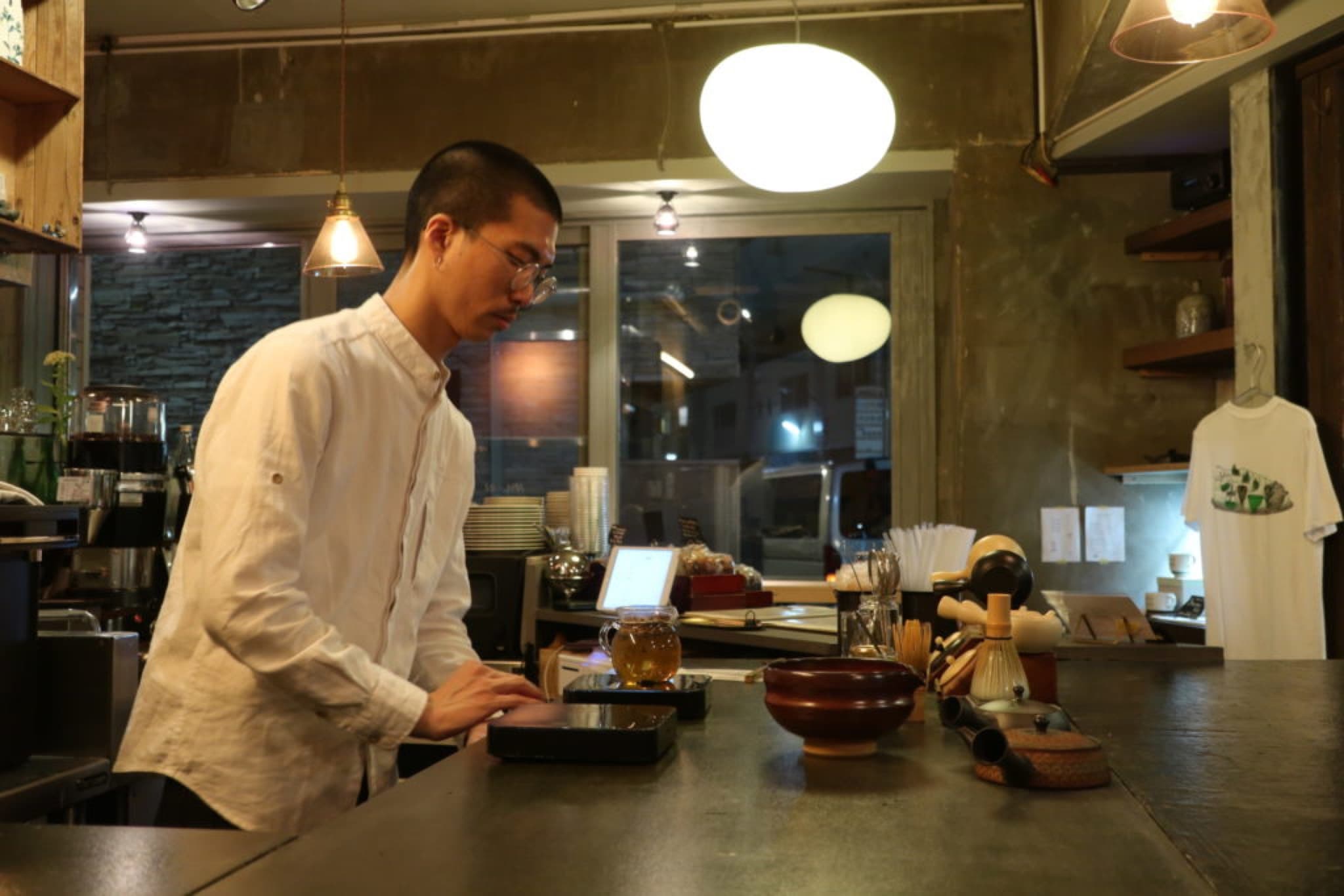 satén japanese tea