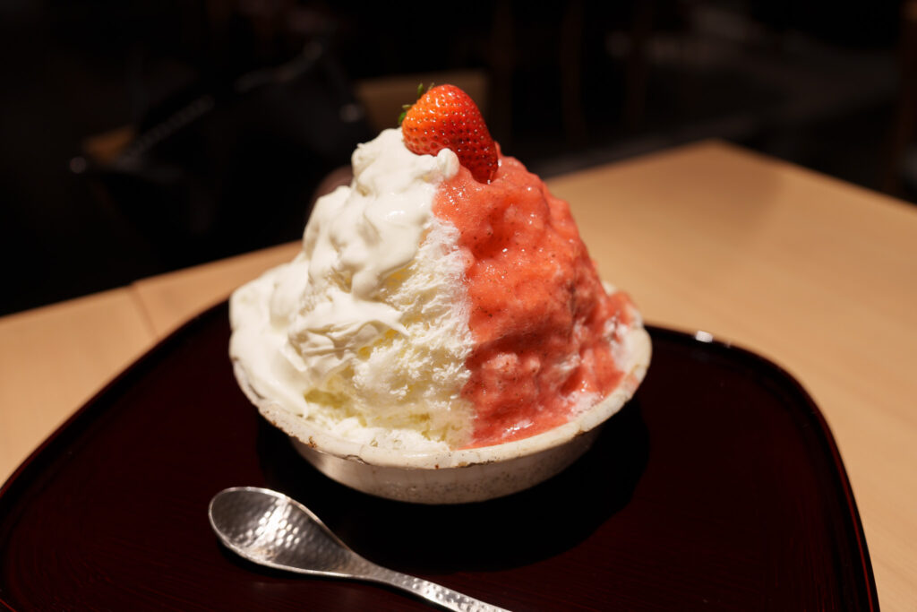 kakigori fraise