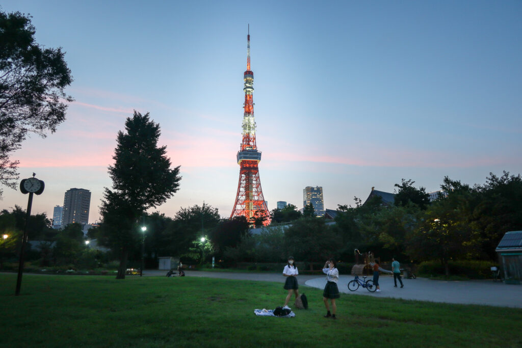 tokyo tower shiba koen