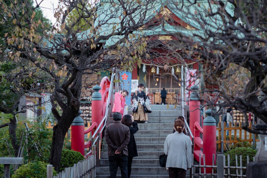 kameido tenjin shichi go san