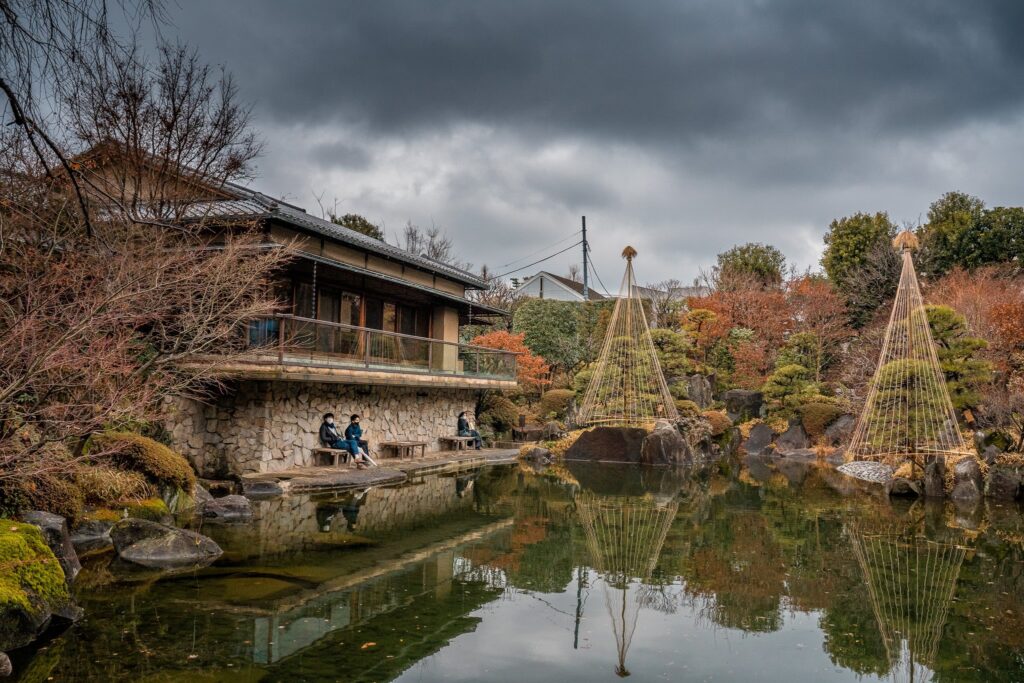 jardin japonais hiver