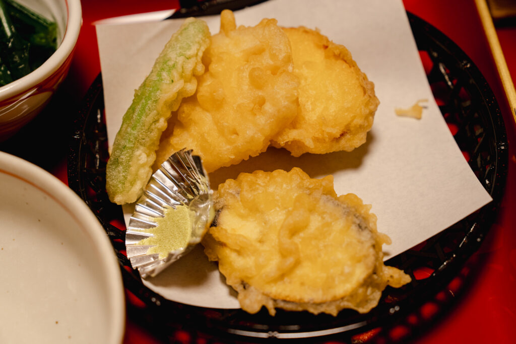 tempura matcha shio