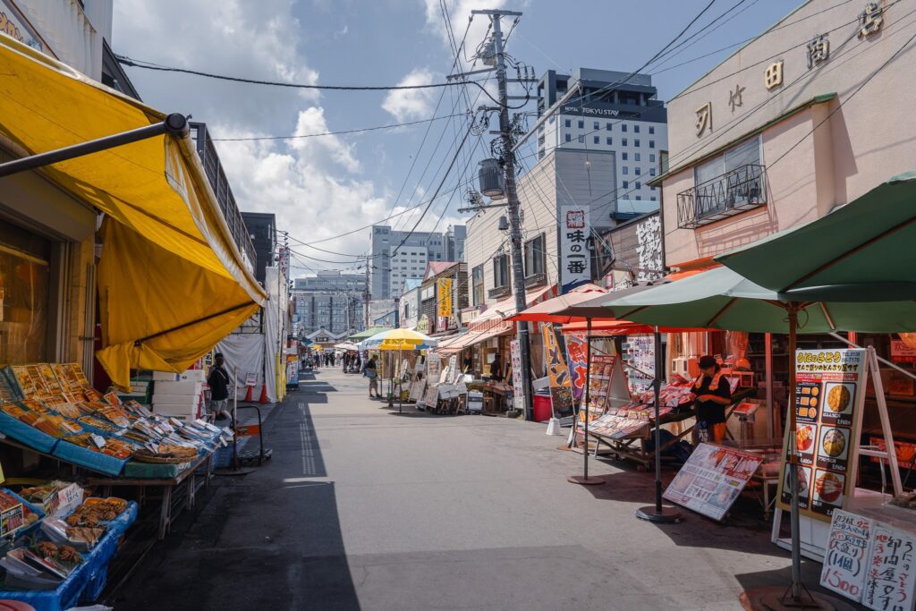 hakodate marché aux poissons