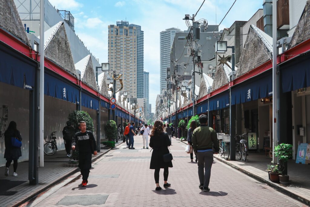 tsukishima monja street